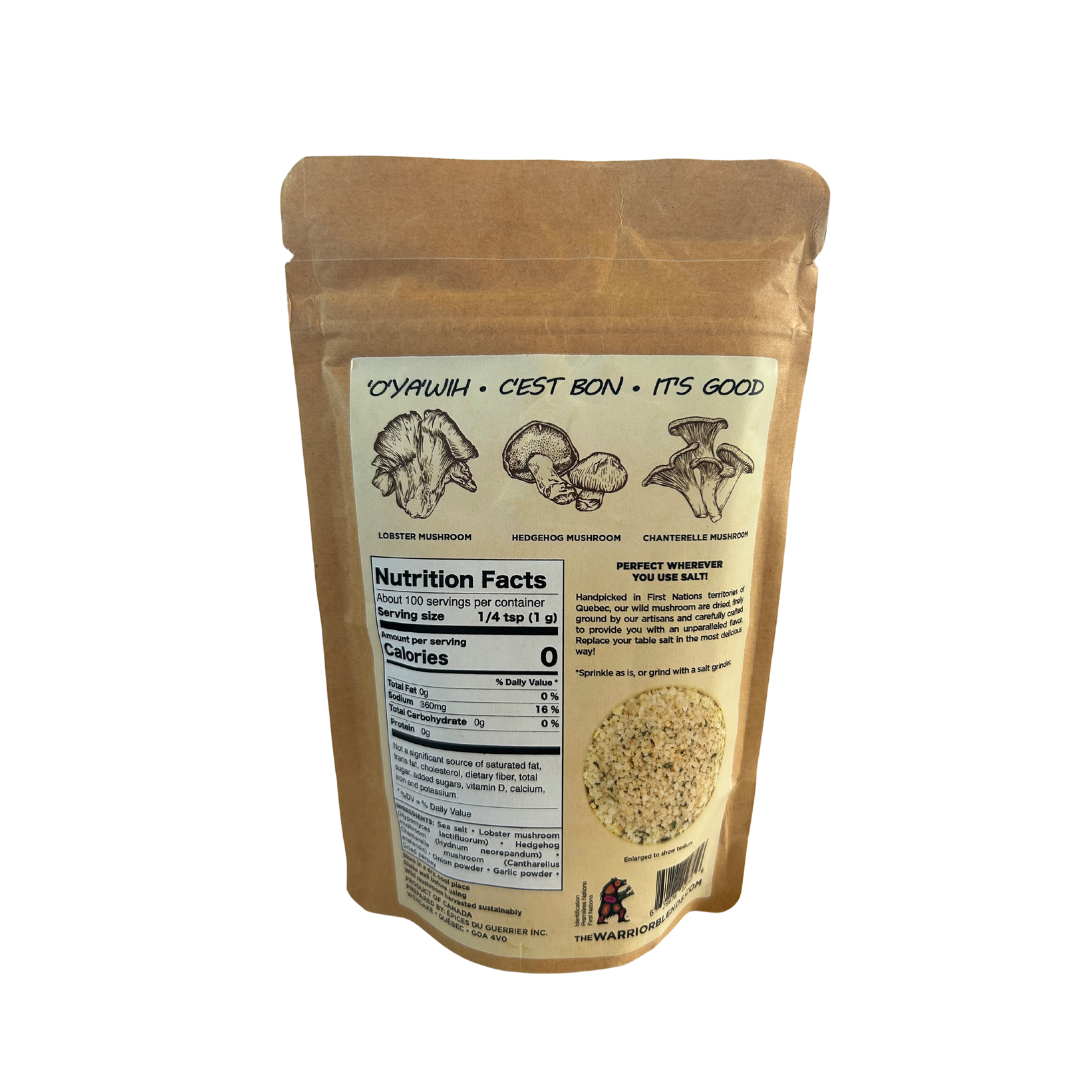 The Warrior Blends Wild Mushroom Flavored Salt
