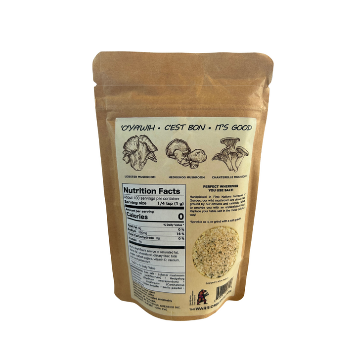 The Warrior Blends Wild Mushroom Flavored Salt