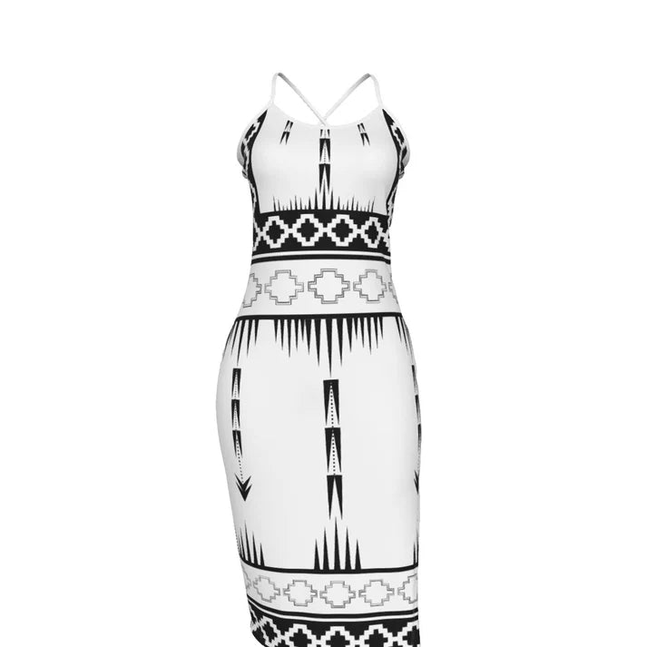 Native Print Cami Dress